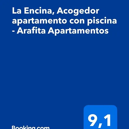 La Encina, Acogedor Con Piscina - Arafita 艾普约德加卡